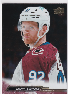 2022-23 UD Series 1 - Gabriel Landeskog - Silver Foil
