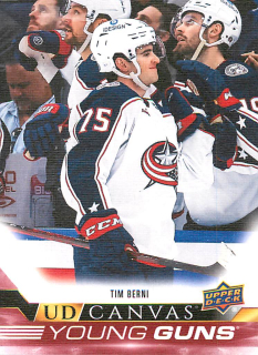 2022-23 UD Extended Series - Tim Berni - Young Guns Canvas #C380