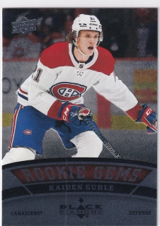 2022-23 UD Extended Series - Kaiden Guhle - Black Diamond Rookie Gems