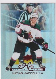 2022-23 UD Extended Series - Matias Maccelli - History Class