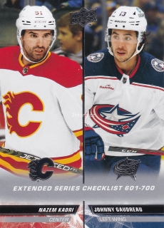 2022-23 UD Extended Series - Checklist 601-700