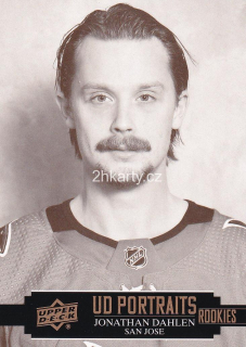 2021-22 UD Series 2 - Jonathan Dahlen - UD Portraits Rookies