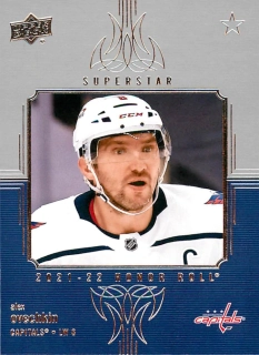 2021-22 UD Series 1 - Alex Ovechkin - Honor Roll #HR-3