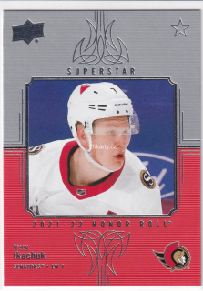 2021-22 UD Series 1 - Brady Tkachuk  - Honor Roll