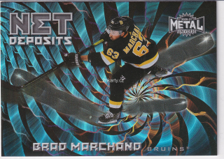 2020-21 UD Skybox Metal Universe - Brad Marchand - Net Deposits