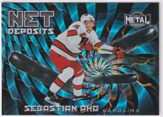 2020-21 UD Skybox Metal Universe - Sebastian Aho - Net Deposits