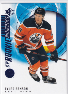 2020-21 UD SP Hockey - Tyler Benson - SP Rookie Authentics