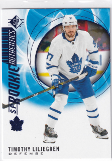 2020-21 UD SP Hockey - Timothy Liljegren - SP Rookie Authentics