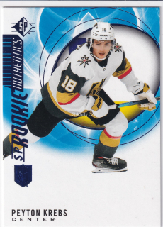 2020-21 UD SP Hockey - Peyton Krebs - SP Rookie Authentics