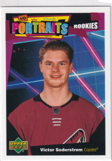 2020-21 UD Series 2 - Victor Soderstrom - Rookies Portraits
