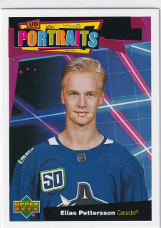 2020-21 UD Series 1 - Elias Pettersson - Portraits