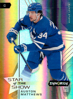 2021-22 UD Synergy - Auston Matthews - Star of the Show #SOS-1