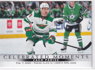 2020-21 UD SP Authentic - Zach Parise - Celebrated Moments