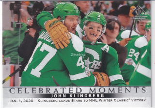 2020-21 UD SP Authentic - John Klingberg - Celebrated Moments