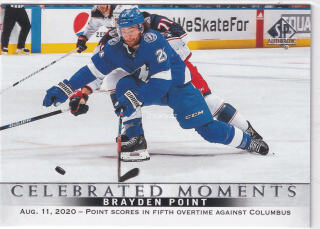 2020-21 UD SP Authentic - Brayden Point - Celebrated Moments