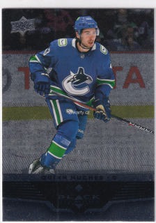 2021-22 UD Extended Series - Quinn Hughes - Black Diamond Retro