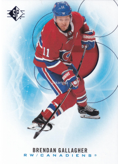 2020-21 UD SP Hockey - Brendan Gallagher - Blue