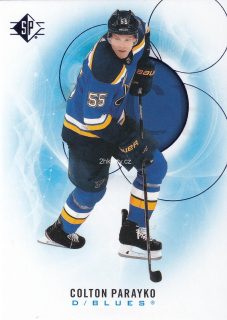 2020-21 UD SP Hockey - Colton Parayko - Blue