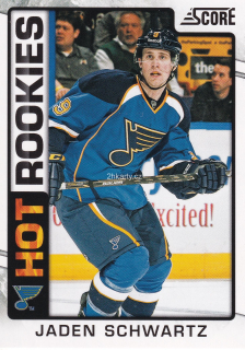 2012-13 Score - Jaden Schwartz - Hot Rookies