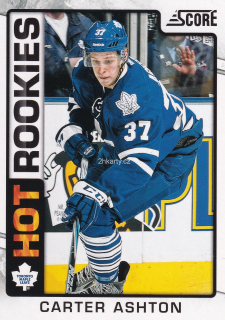 2012-13 Score - Carter Ashton - Hot Rookies