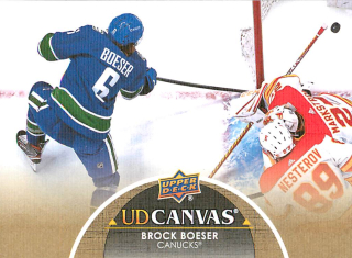 2021-22 UD Series 1 - Brock Boeser - Canvas #C78