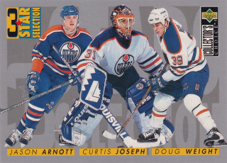 1996-97 UD Collectors Choice - Jason Arnott, Curtis Joseph, Doug Weight - 3 Star Selection #317