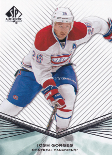 2011-12 UD SP Authentic - Josh Gorges