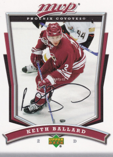 2007-08 UD MVP - Keith Ballard