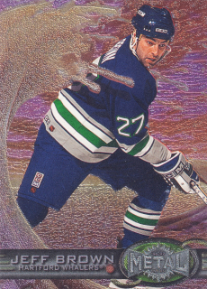1996-97 Fleer Metal - Jeff Brown #65
