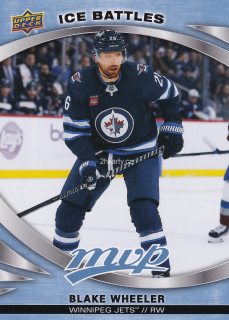 2023-24 UD MVP - Blake Wheeler - Ice Battles