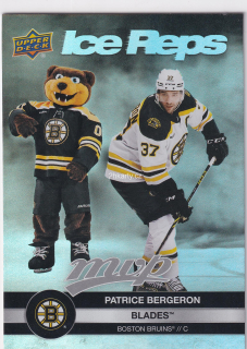 2023-24 UD MVP - Patrice Bergeron, Blades - Ice Reps