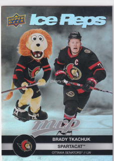 2023-24 UD MVP - Brady Tkachuk, Spartacat - Ice Reps