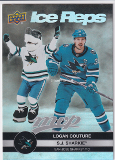 2023-24 UD MVP - Logan Couture, S.J. Sharkie - Ice Reps