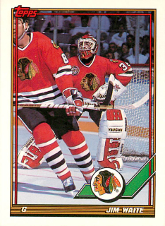 1991-92 Topps - Jim Waite #127