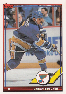 1991-92 Topps - Garth Butcher