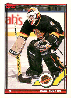 1991-92 Topps - Kirk McLean #221
