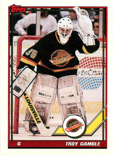 1991-92 Topps - Troy Gamble #446