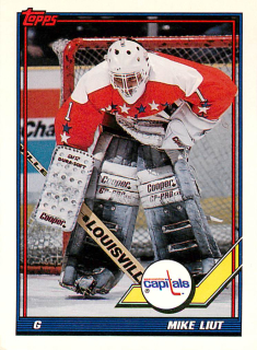 1991-92 Topps - Mike Liut #154