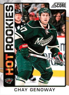 2012-13 Score - Chay Genoway - Hot Rookies Gold Rush #540