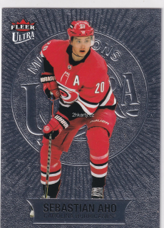 2021-22 UD Fleer Ultra - Sebastian Aho - Medallions