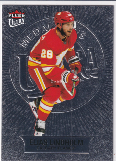 2021-22 UD Fleer Ultra - Elias Lindholm - Medallions