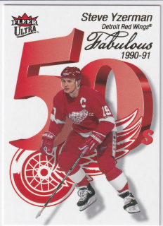 2021-22 UD Fleer Ultra - Steve Yzerman - Fabulous 50's
