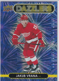 2021-22 UD Series 1 - Jakub Vrána - Dazzlers Purple