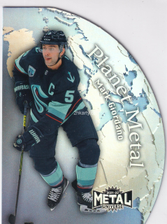 2021-22 UD Skybox Metal Universe - Mark Giordano - Planet Metal