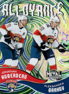 2020-21 UD Skybox Metal Universe - Jonathan Huberdeau, Aleksander Barkov - Alloyance #AL-2