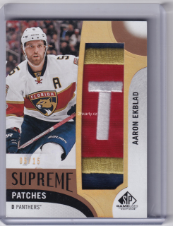 2017-18 UD SP Game Used - Aaron Ekblad - Supreme Patches /15