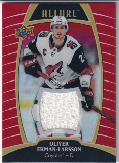 2019-20 UD Allure - Oliver Ekman-Larson - Red Rainbow Jerseys