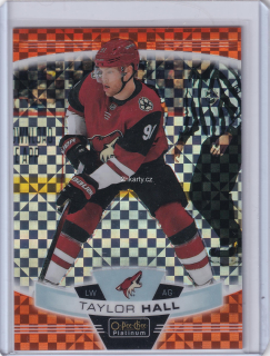 2019-20 UD O-Pee-Chee Platinum - Taylor Hall - Orange Checkers /25