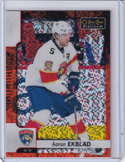 2017-18 UD O-Pee-Chee Platinum - Aaron Ekblad - Orange Checkers /25