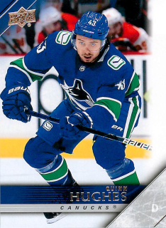 2020-21 UD Extended Series - Quinn Hughes - 05-06 Tribute